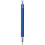 Spectrum balpen van gerecycled aluminium (blauwe inkt) - Koningsblauw