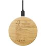 Essence draadloos oplaadstation van 15 W van bamboe - Hout