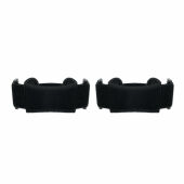 STABIL - Set van 2 sport-kniebandages - Zwart