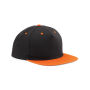 5 Panel Contrast Snapback Cap black / orange one size