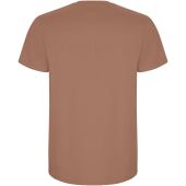 Stafford kindershirt met korte mouwen - Mocca - 5/6