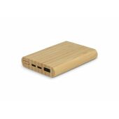 Powerbank Bamboo 5000 mAh - Natuur