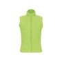 Bodywarmer van microfleece dames lime 4XL