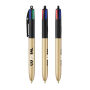 BIC® 4 Colours Glacé with Lanyard 4 Colours Glacé BP LP Gold_UP black_RI black