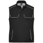 Workwear Softshell Padded Vest - SOLID - black 6XL