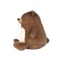 ZIPPIE BROWN BEAR, BROWN, L, MUMBLES