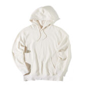 Iqoniq Rila lichtgewicht gerecycled katoen hoodie, natural raw (XL)