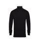 MEN'S ROLL NECK JUMPER, BLACK, L, HENBURY