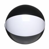 BeachBall Ø 27 cm strandbal - wit/zwart