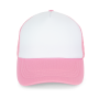 Trucker - Pet 5 panelen White / Aurora Pink One Size