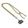 Crossbody, trendy duotone lanyard telefoonhouder van polyester