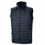 Black compass gewatteerde softshell bodywarmer Navy/Navy XS