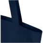 Madras Blend draagtas van 140 g/m² GRS gerecycled katoen 7 l - Navy