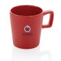 Keramische moderne koffiemok 300 ml, rood