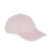 Ecologische uniseks pet met verwassen look Washed Petal Rose One Size