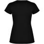 Montecarlo sportshirt met korte mouwen voor dames - Zwart - XL