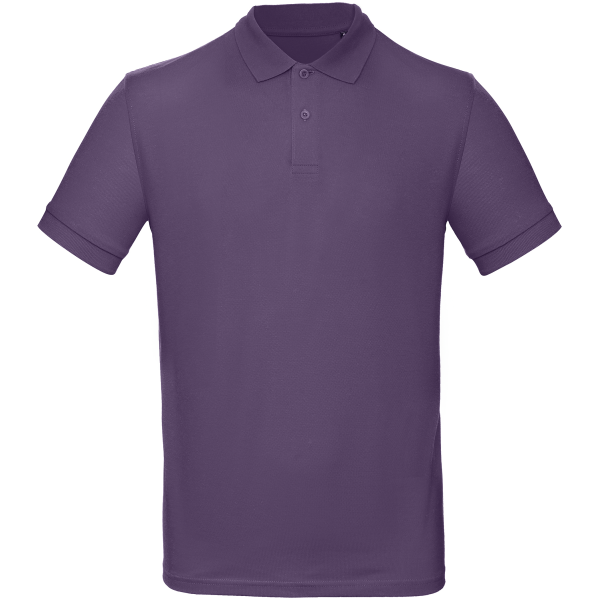 Men's organic polo shirt Radiant Purple 3XL Men's organic polo shirt Radiant Purple 3XL