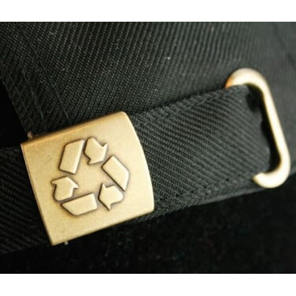 100% rPET cap - Zwart 100% rPET cap - Zwart