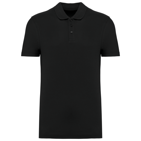 Unisex-Piqué-Polohemd Black 5XL Unisex-Piqué-Polohemd Black 5XL