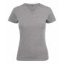 Printer Heavy V Lady t-shirt Greymelange 3XL