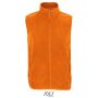 Unisex Factor Zipped Fleece Bodywarmer orange 5XL