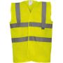 Signalisatie top koel open gaas 2 banden en bretels vest gerecycleerd Hi Vis Yellow 3XL Signalisatie top koel open gaas 2 banden en bretels vest gerecycleerd Hi Vis Yellow 3XL
