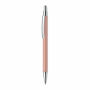 DANA - Gerecyclede aluminium balpen - Beige/rood