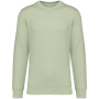 Ecologische uniseks sweater met ronde hals Celadon Green XXS