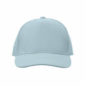 WALE - 5 panelen corduroy baseballcap - Babyblauw