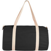 Barrel katoenen duffeltas 25L - Zwart