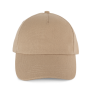 Canvaskatoenen pet met 5 panelen - K-up Gold Label Oak Brown One Size