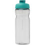 H2O Active® Base Tritan™ 650 ml sportfles met klapdeksel - Transparant helder/Aquablauw