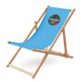 HONOPU - Houten strandstoel - Turquoise
