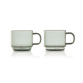 AdHoc Impact espressokopjes 70 ml, set van 2 stuks, transparant
