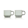 AdHoc Impact espressokopjes 70 ml, set van 2 stuks, transparant
