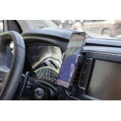 Acar RCS gerecycled plastic 360 auto telefoonhouder, zwart
