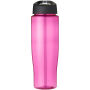 H2O Active® Tempo 700 ml sportfles met fliptuitdeksel - Roze/Zwart