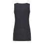 L&S Tanktop cot/elast for her 432c Dark Grey-L