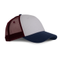 Truckerpet - 5 panelen White / Indigo / Wine One Size