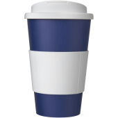 Americano® 350 ml geïsoleerde beker met handvat - Blauw/Wit