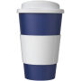Americano® 350 ml geïsoleerde beker met handvat - Blauw/Wit Americano® 350 ml geïsoleerde beker met handvat - Blauw/Wit