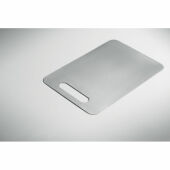 PLATI + - Stalen snijplank M - Zilver