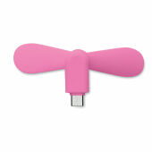 PHAN - Draagbare USB-ventilator - Fuchsia