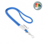 Polyester 2-kleurige koord-lanyard met full color label
