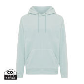 Iqoniq Trivor gerecycled polyester fleece hoodie, iceberg green (XL)