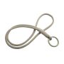 Tubyard lanyard met elastische buis - Koffiebruin