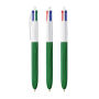 BIC® 4 Colours Wood Style 4 Colours Wood BP LP Green_UP white_RI white