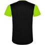 Detroit unisex sportshirt met korte mouwen - Lime/Zwart - S