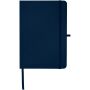 Teak A5 gerecycled notitieboek met harde kaft en gelinieerde pagina's - Marineblauw