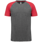 Grey Heather / Sporty Red Heather